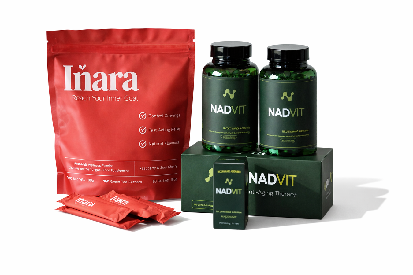 NADVIT NAD+ Supplement und Iñara Gewichtsmanagement – SmartMedicalService Produktübersicht